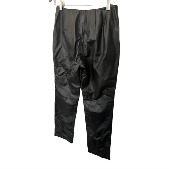 REVUE BLACK 100% LAMBS LEATHER LINED DRESS PANTS SIZE 6 - Picture 10 of 14